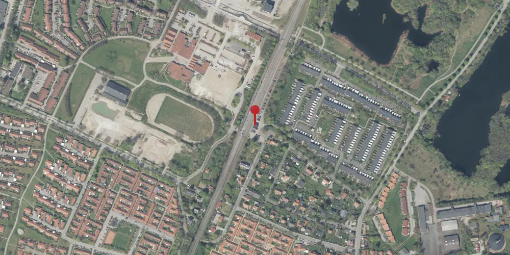 Historisk kort over Nivå Station