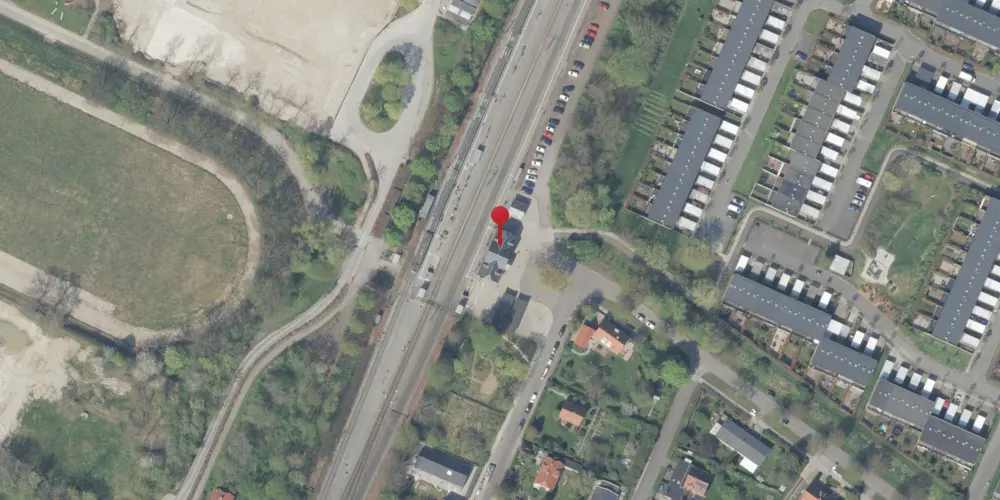 Historisk kort over Nivå Station