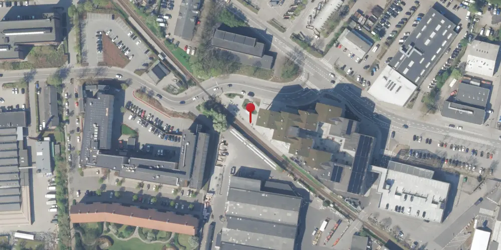 Historisk kort over Nørgaardsvej Trinbræt