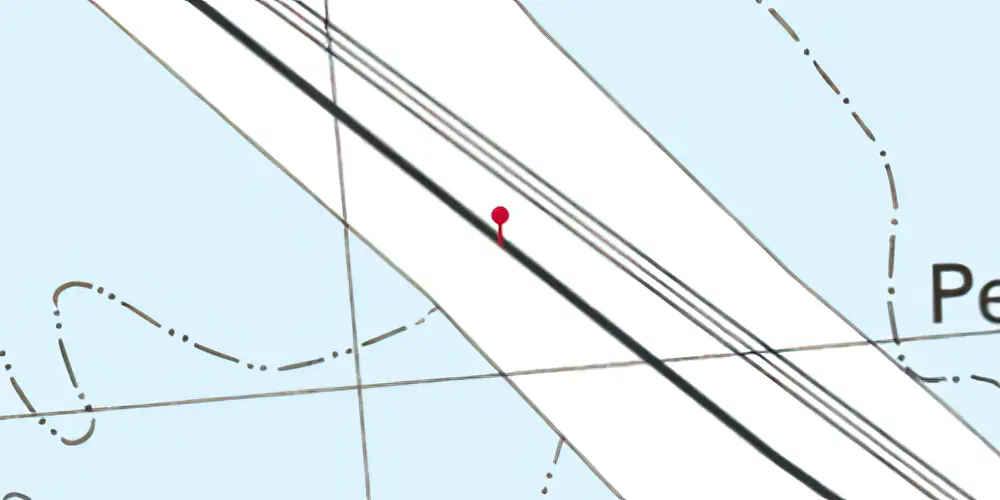 Historisk kort over Peberholm Teknisk Station
