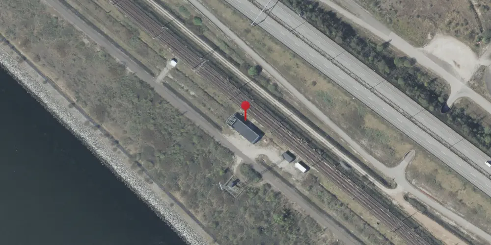 Historisk kort over Peberholm Teknisk Station