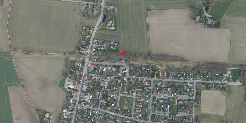 Historisk kort over Sandved Station