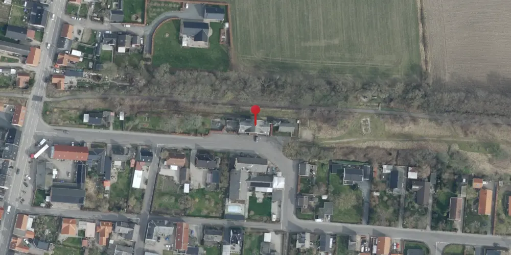 Historisk kort over Sandved Station