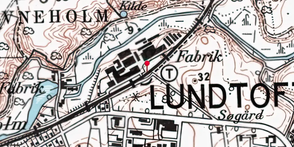 Historisk kort over Ravnholm Holdeplads Historisk kort over Ravnholm Holdeplads