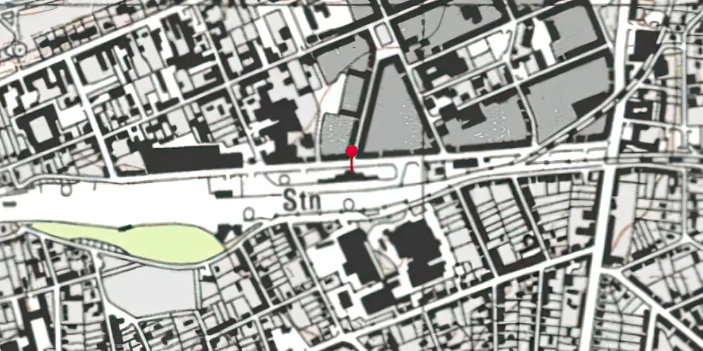 Historisk kort over Silkeborg Station Historisk kort over Silkeborg Station
