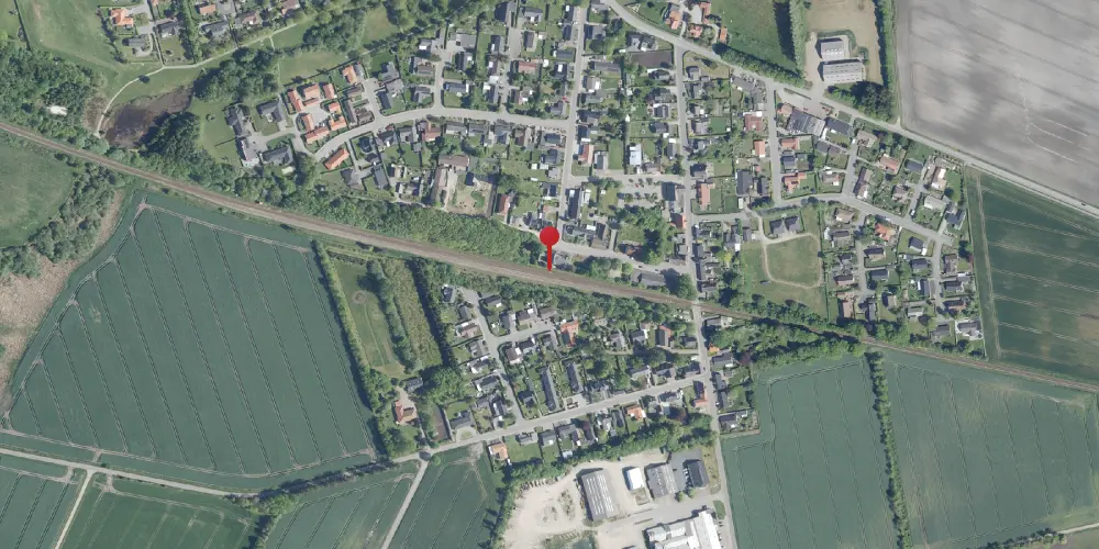 Historisk kort over Skibbild Teknisk Station Historisk kort over Skibbild Teknisk Station
