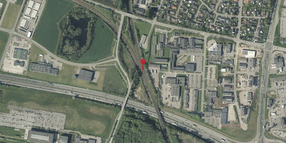 Historisk kort over Snoghøj Teknisk Station Historisk kort over Snoghøj Teknisk Station