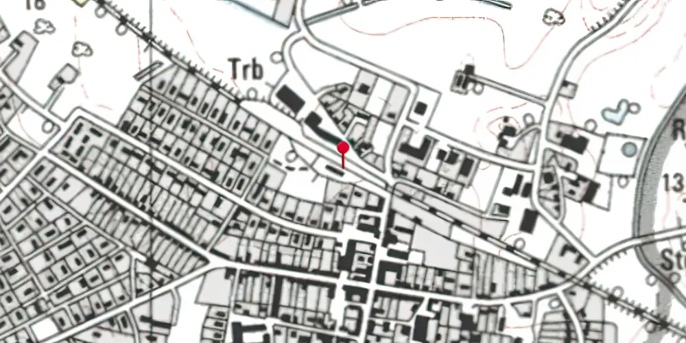 Historisk kort over Stoholm Station Historisk kort over Stoholm Station