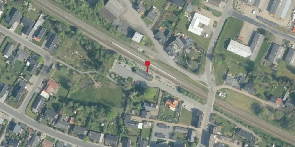 Historisk kort over Stoholm Station Historisk kort over Stoholm Station