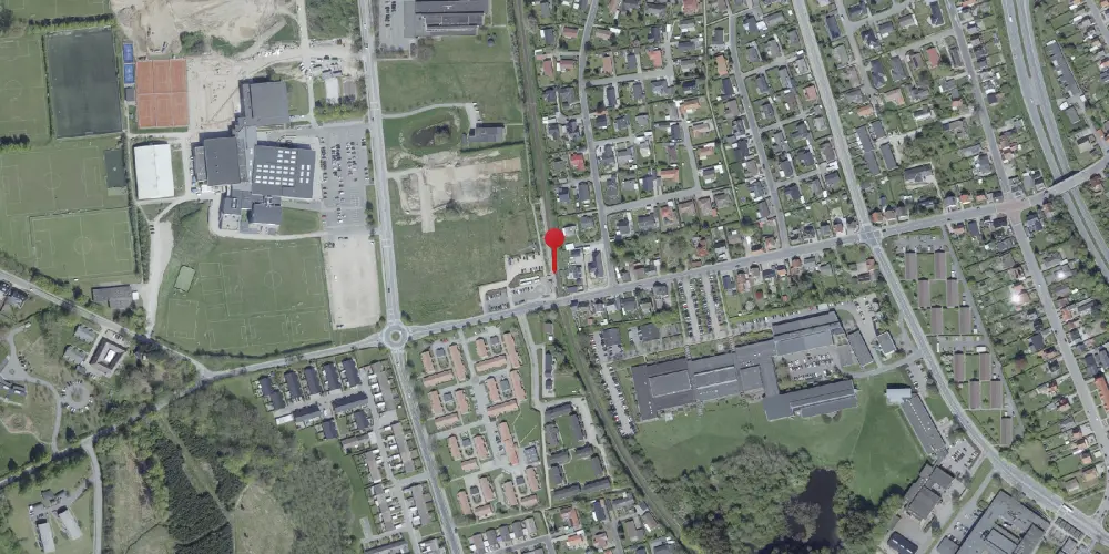 Historisk kort over Svendborg Vest Trinbræt