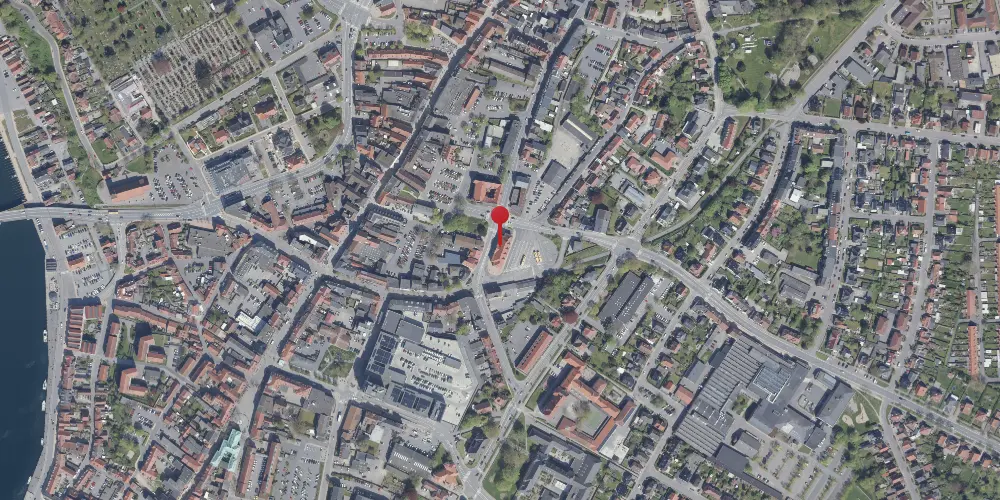 Historisk kort over Sønderborg By Station [1914-1962]