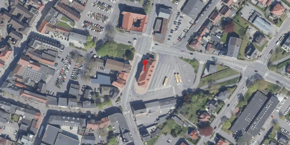 Historisk kort over Sønderborg By Station [1914-1962]