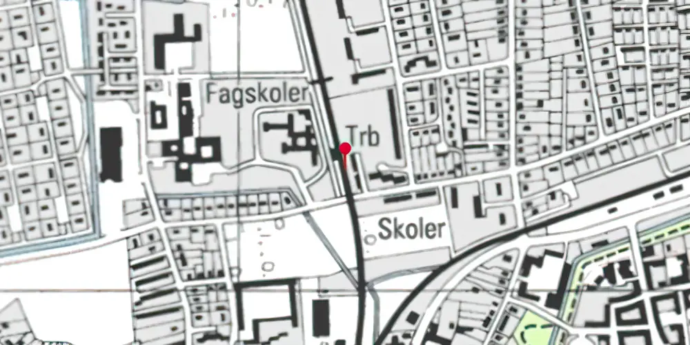 Historisk kort over Tønder Nord Trinbræt Historisk kort over Tønder Nord Trinbræt