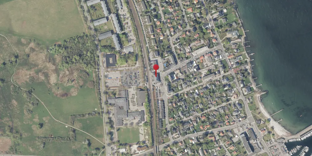 Historisk kort over Vedbæk Station