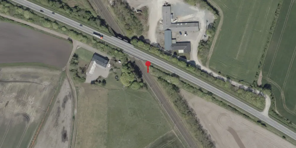 Historisk kort over Vejbæk Teknisk Station