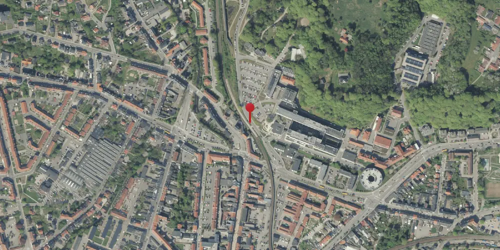 Historisk kort over Vejle Sygehus Trinbræt Historisk kort over Vejle Sygehus Trinbræt