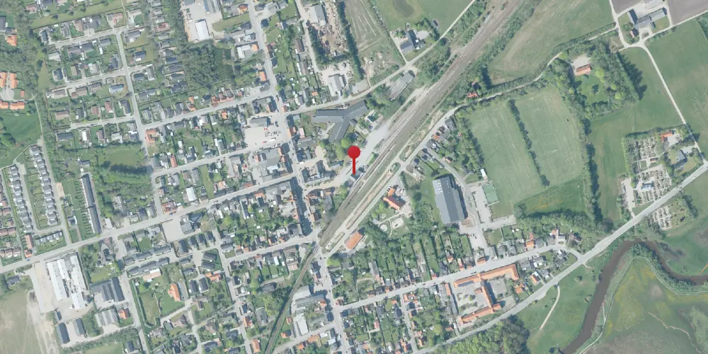 Historisk kort over Vemb Station Historisk kort over Vemb Station