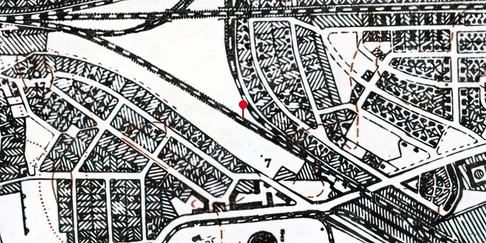 Historisk kort over Vigerslev (Nord Vest) Teknisk Station Historisk kort over Vigerslev (Nord Vest) Teknisk Station