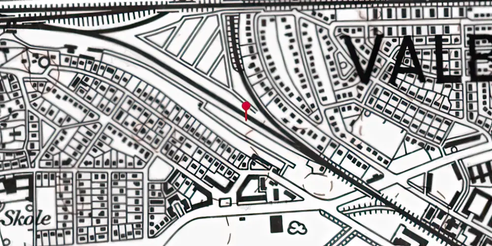 Historisk kort over Vigerslev (Nord Vest) Teknisk Station Historisk kort over Vigerslev (Nord Vest) Teknisk Station