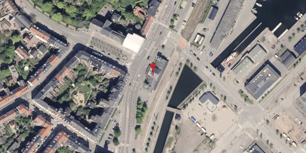 Historisk kort over Østbanetorvet Station [1983-2016]