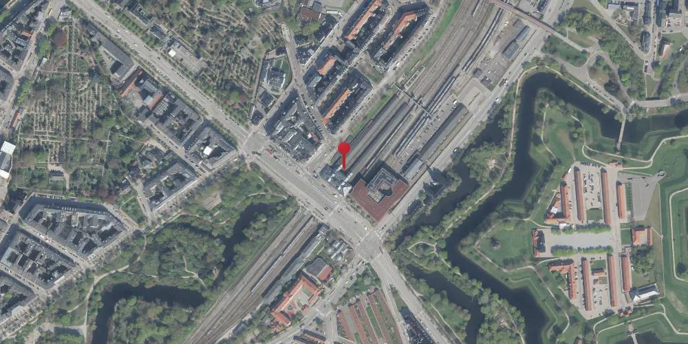 Historisk kort over Østerport Station Historisk kort over Østerport Station