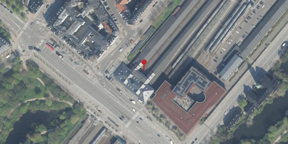 Historisk kort over Østerport Station Historisk kort over Østerport Station