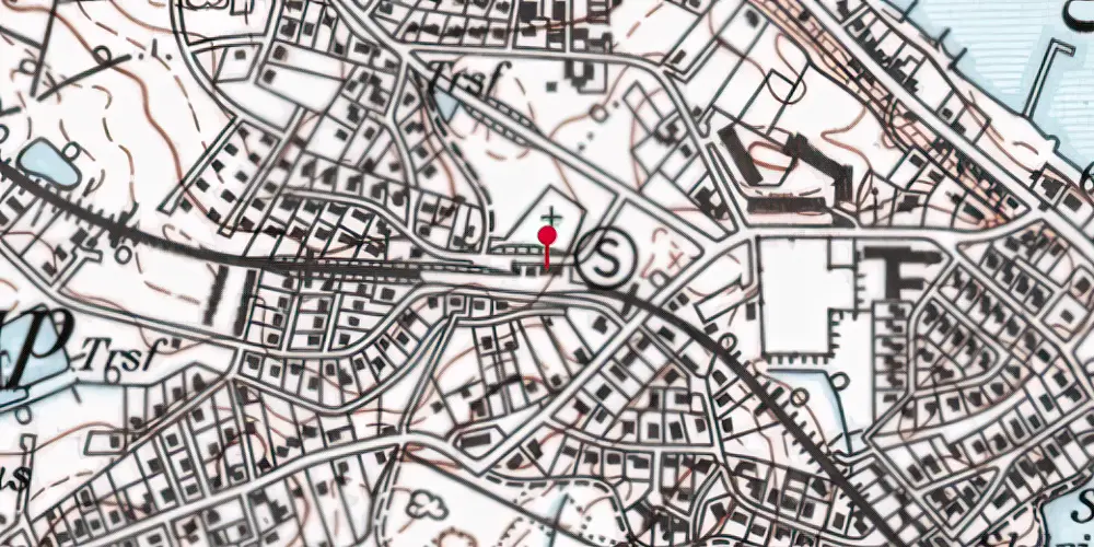 Historisk kort over Ålsgårde Station Historisk kort over Ålsgårde Station