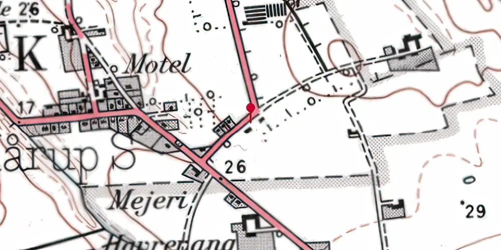 Historisk kort over Lønstrup Station Historisk kort over Lønstrup Station