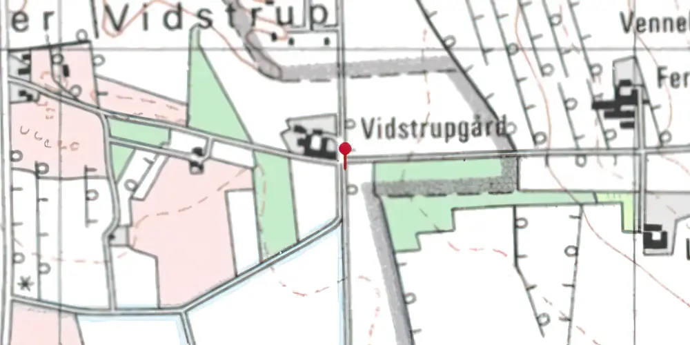 Historisk kort over Nr. Rubjerg Trinbræt Historisk kort over Nr. Rubjerg Trinbræt