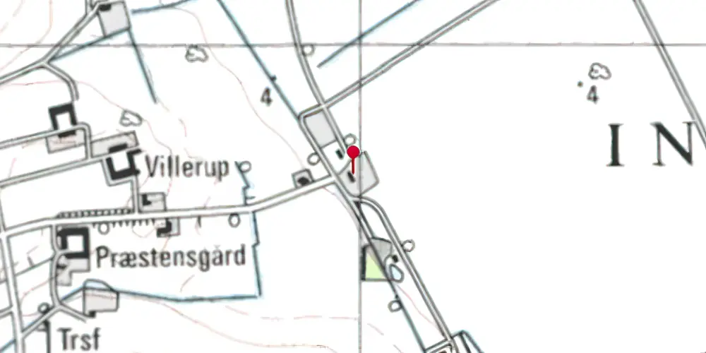 Historisk kort over Ingstrup Station Historisk kort over Ingstrup Station