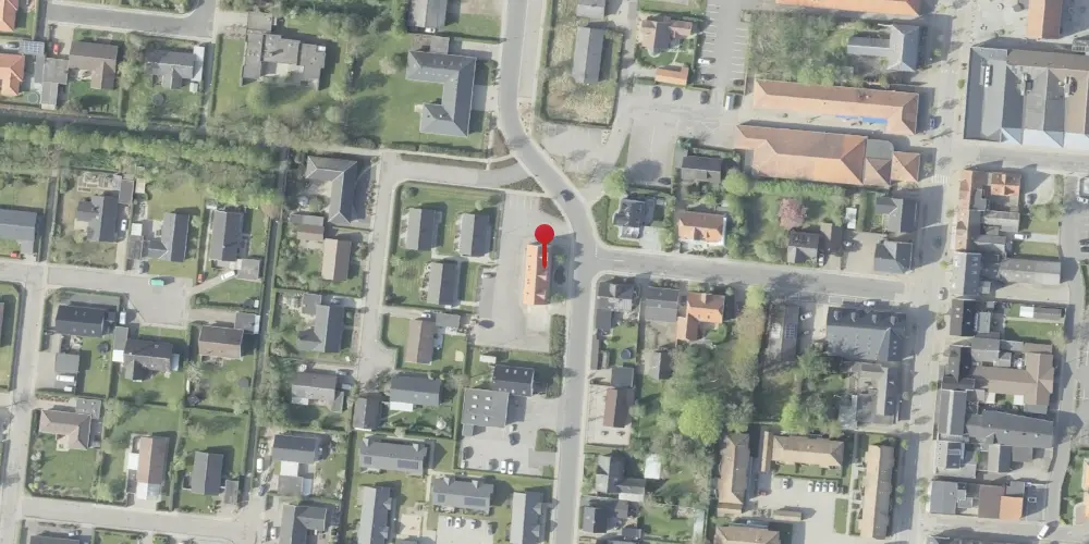 Historisk kort over Pandrup Station Historisk kort over Pandrup Station