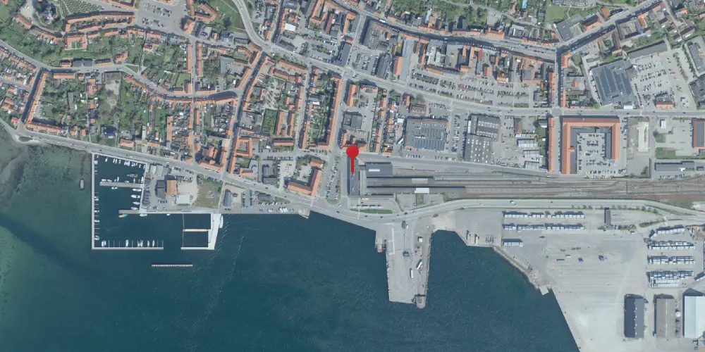 Historisk kort over Kalundborg Station Historisk kort over Kalundborg Station