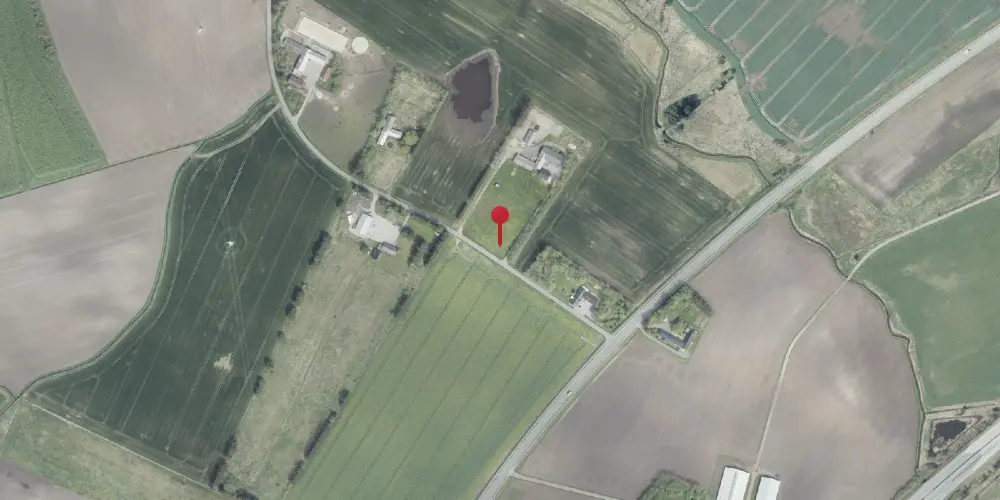 Historisk kort over Brusholt Trinbræt