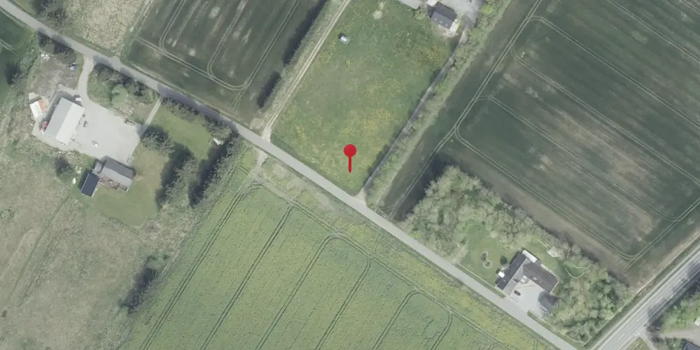Historisk kort over Brusholt Trinbræt