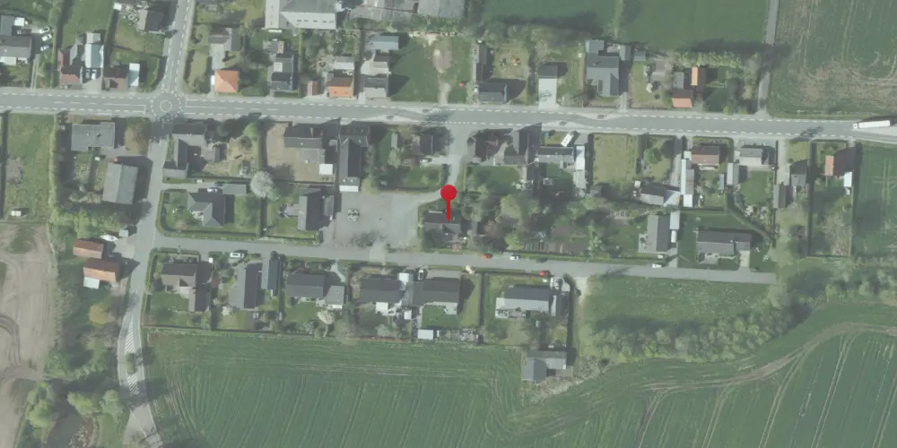 Historisk kort over Ørsø Station