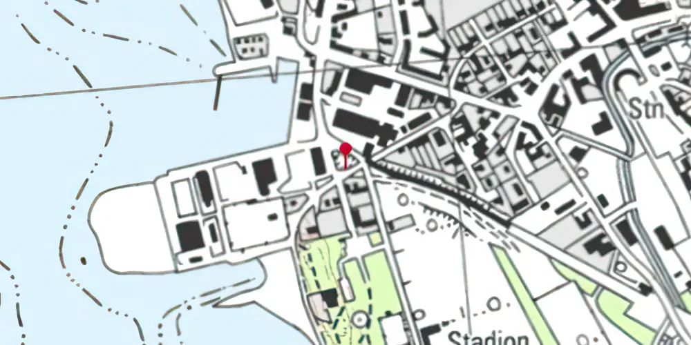 Historisk kort over Kalvøvej Trinbræt Historisk kort over Kalvøvej Trinbræt