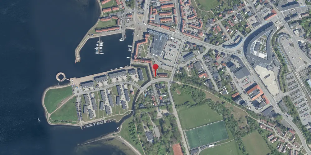 Historisk kort over Kalvøvej Trinbræt Historisk kort over Kalvøvej Trinbræt