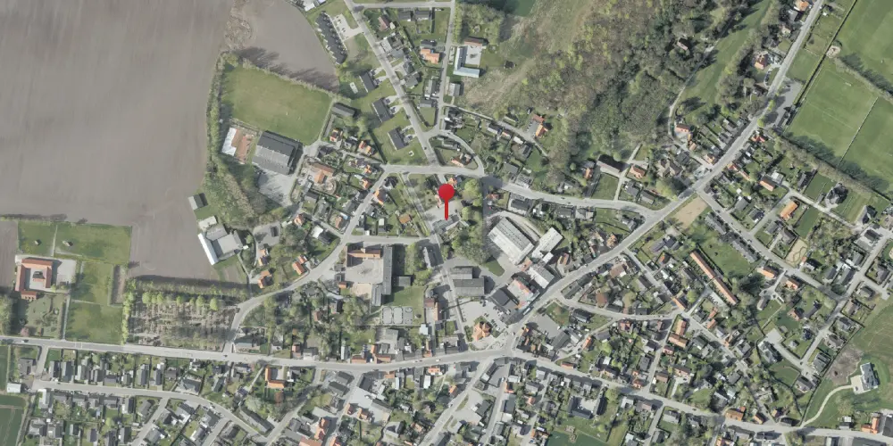 Historisk kort over Asaa Station Historisk kort over Asaa Station