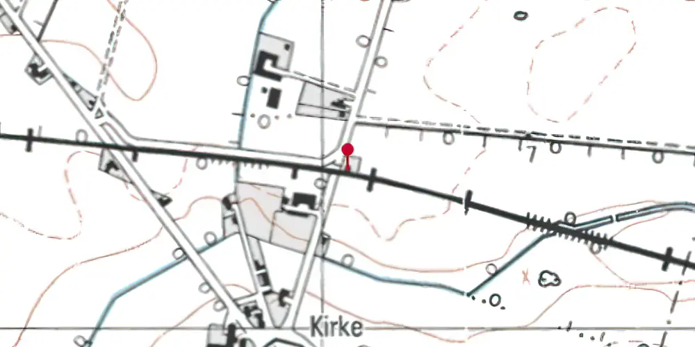Historisk kort over Radsted Holdeplads Historisk kort over Radsted Holdeplads