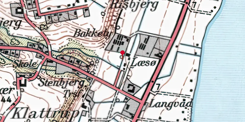Historisk kort over Understed Station Historisk kort over Understed Station
