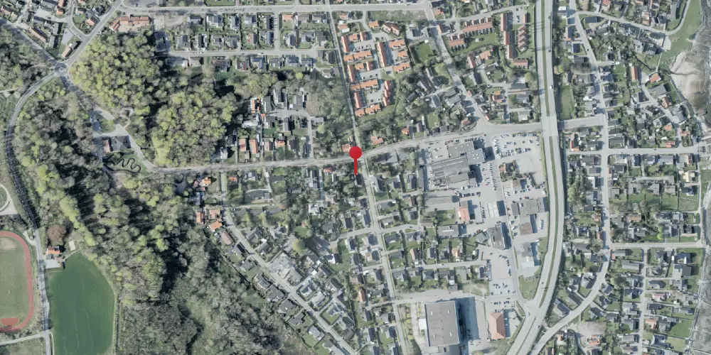 Historisk kort over Bangsbo Billetsalgssted