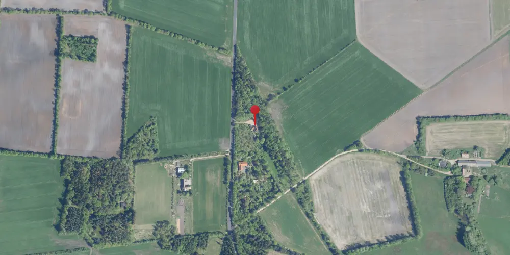 Historisk kort over Vennevold Station Historisk kort over Vennevold Station