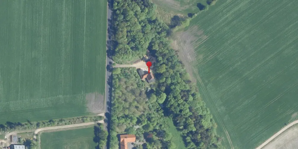 Historisk kort over Vennevold Station Historisk kort over Vennevold Station
