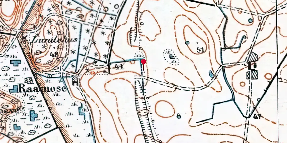 Historisk kort over Torkilstrup Trinbræt Historisk kort over Torkilstrup Trinbræt