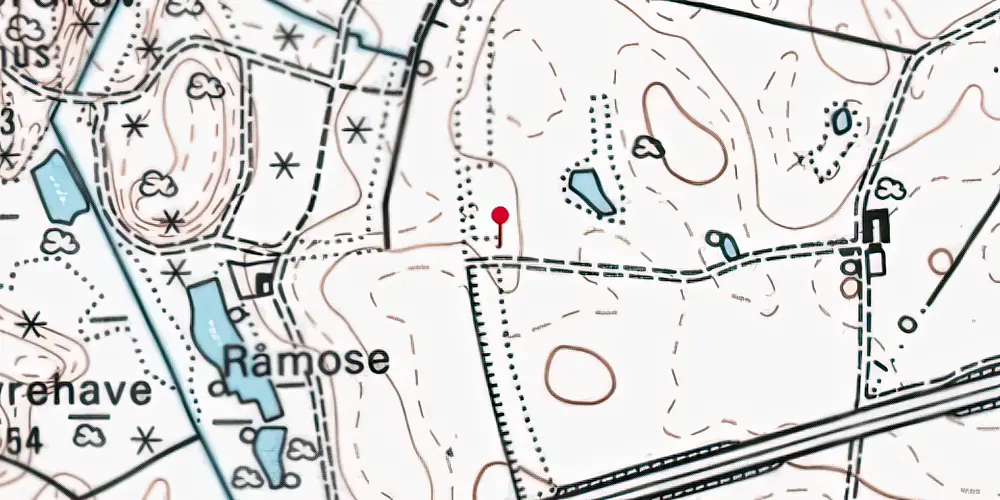Historisk kort over Torkilstrup Trinbræt Historisk kort over Torkilstrup Trinbræt