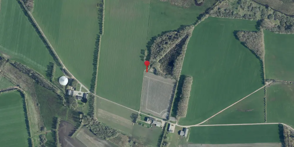 Historisk kort over Abildhede Trinbræt