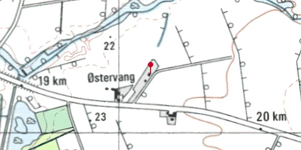 Historisk kort over Gravlund (VaGJ) Station Historisk kort over Gravlund (VaGJ) Station