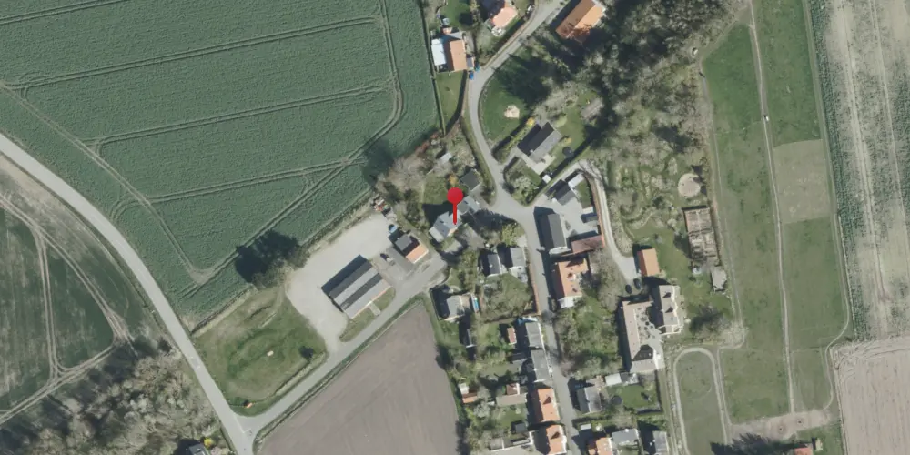 Historisk kort over Hyllested Station