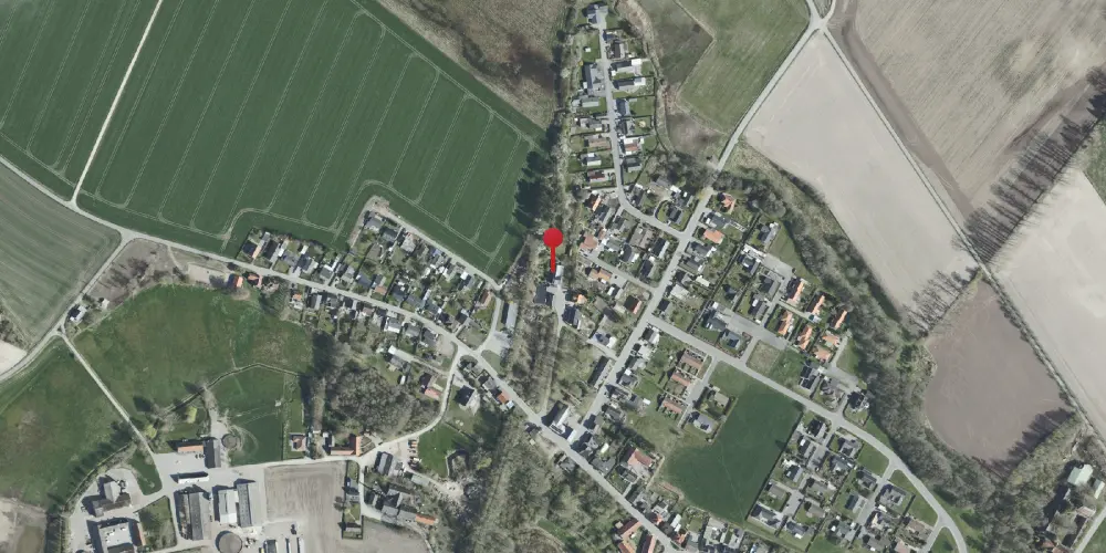 Historisk kort over Balle Station Historisk kort over Balle Station