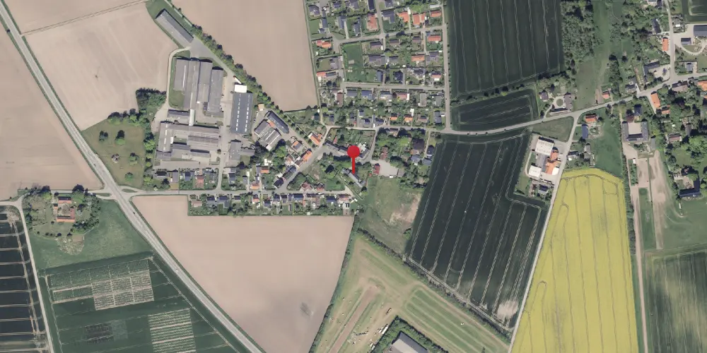 Historisk kort over Boulstrup Station